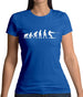 Evolution Of Man Waterski Womens T-Shirt