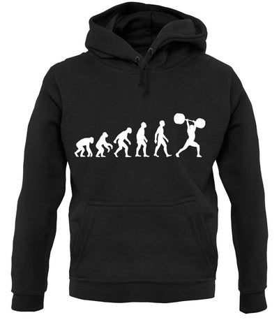 Evolution Of Man Weight Lifting / Gym unisex hoodie