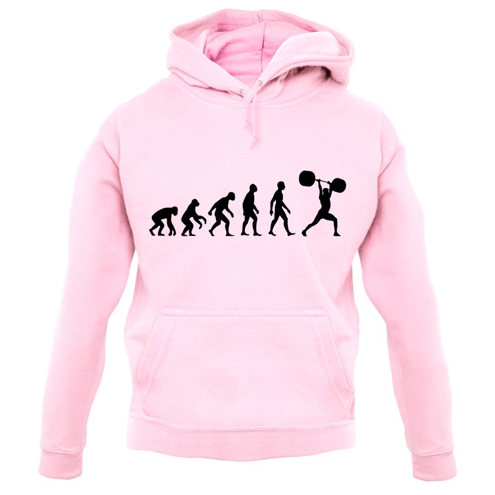 Evolution Of Man Weight Lifting / Gym unisex hoodie
