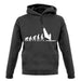 Evolution Of Man Windsurfing unisex hoodie