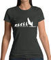 Evolution Of Man Windsurfing Womens T-Shirt