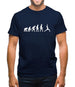 Evolution Of Man Yoga Mens T-Shirt