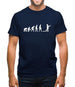Evolution Of Man Zombie Mens T-Shirt