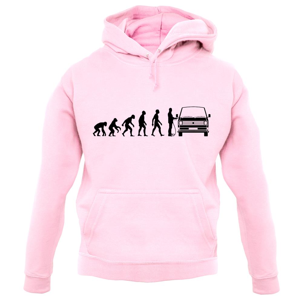 Evolution of Man T3 - T25 Campervan unisex hoodie