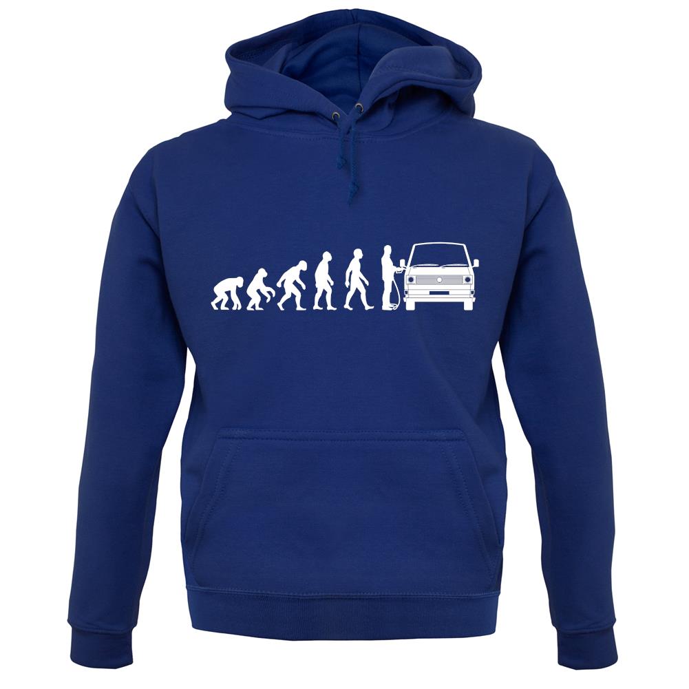 Evolution of Man T3 - T25 Campervan unisex hoodie