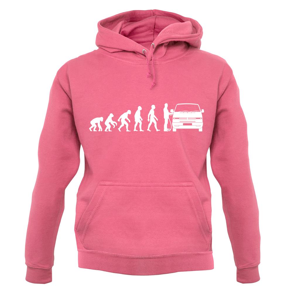 Evolution of Man T4 Campervan unisex hoodie