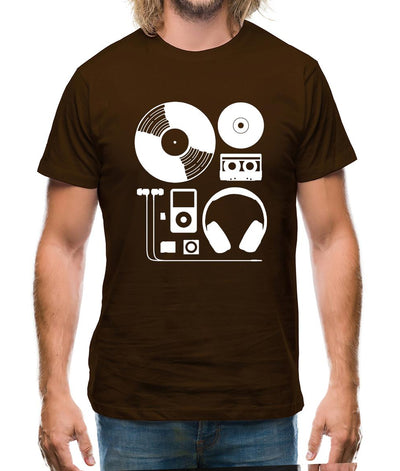 Evolution Of Music Hardware Mens T-Shirt