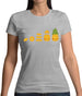 Evolution Of Pineapple Womens T-Shirt