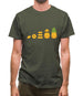 Evolution Of Pineapple Mens T-Shirt