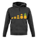 Evolution Of Pineapple unisex hoodie