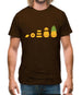 Evolution Of Pineapple Mens T-Shirt