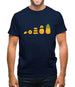 Evolution Of Pineapple Mens T-Shirt