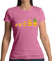 Evolution Of Pineapple Womens T-Shirt