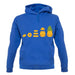 Evolution Of Pineapple unisex hoodie