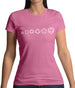 Evolution of Role Playing Dice Womens T-Shirt