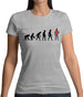 Evolution Of Man Spain Womens T-Shirt