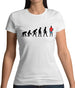 Evolution Of Man Spain Womens T-Shirt