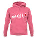 Evolution Of Man Spain unisex hoodie
