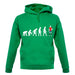 Evolution Of Man Spain unisex hoodie