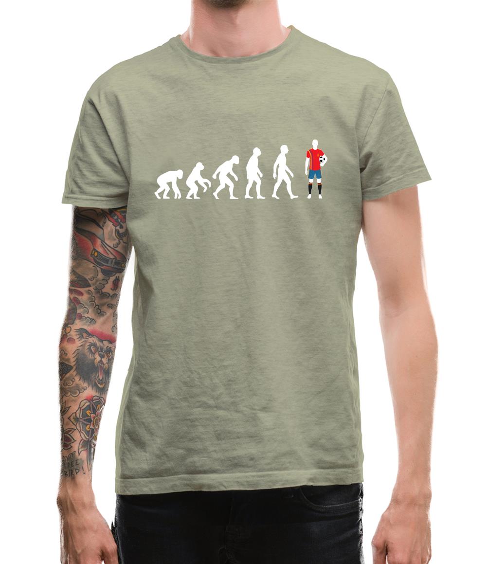 Evolution Of Man Spain Mens T-Shirt