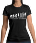 Evolution Of Woman Artist Womens T-Shirt