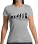 Evolution Of Woman Belly Dancer Womens T-Shirt