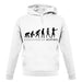 Evolution Of Woman Boxing unisex hoodie