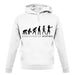 Evolution Of Woman Boxing unisex hoodie