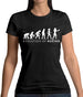 Evolution Of Woman Boxing Womens T-Shirt