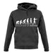 Evolution Of Woman Boxing unisex hoodie