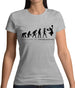 Evolution Of Woman Cheerleading Womens T-Shirt