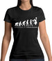 Evolution Of Woman Cheerleading Womens T-Shirt