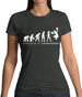 Evolution Of Woman Cheerleading Womens T-Shirt