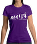 Evolution Of Woman Cheerleading Womens T-Shirt