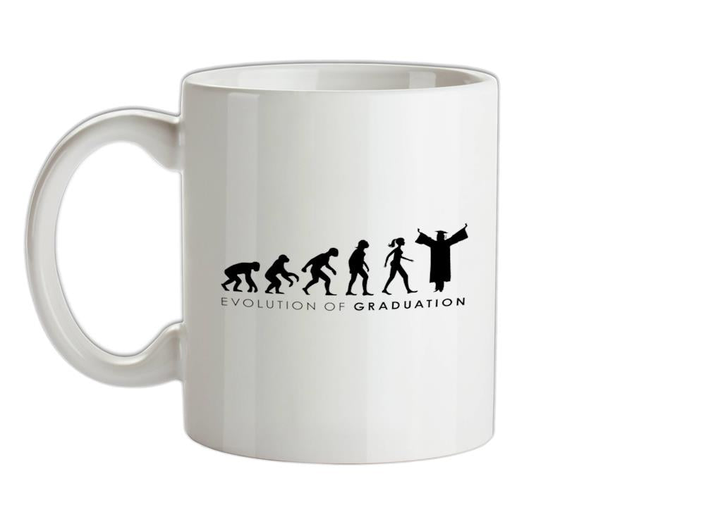 Evolution Of Woman Graduation Ceramic Mug