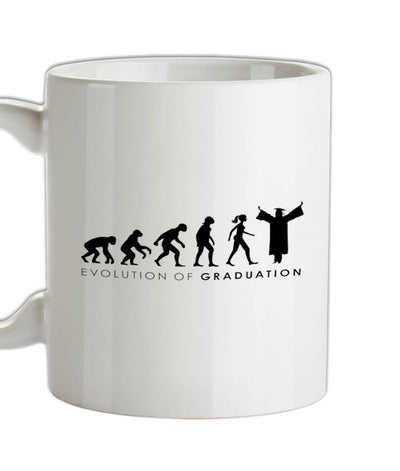 Evolution Of Woman Graduation Ceramic Mug