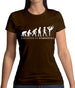 Evolution Of Woman Gymnastics Womens T-Shirt