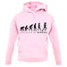 Evolution Of Woman Running unisex hoodie