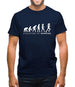 Evolution Of Woman Running Mens T-Shirt