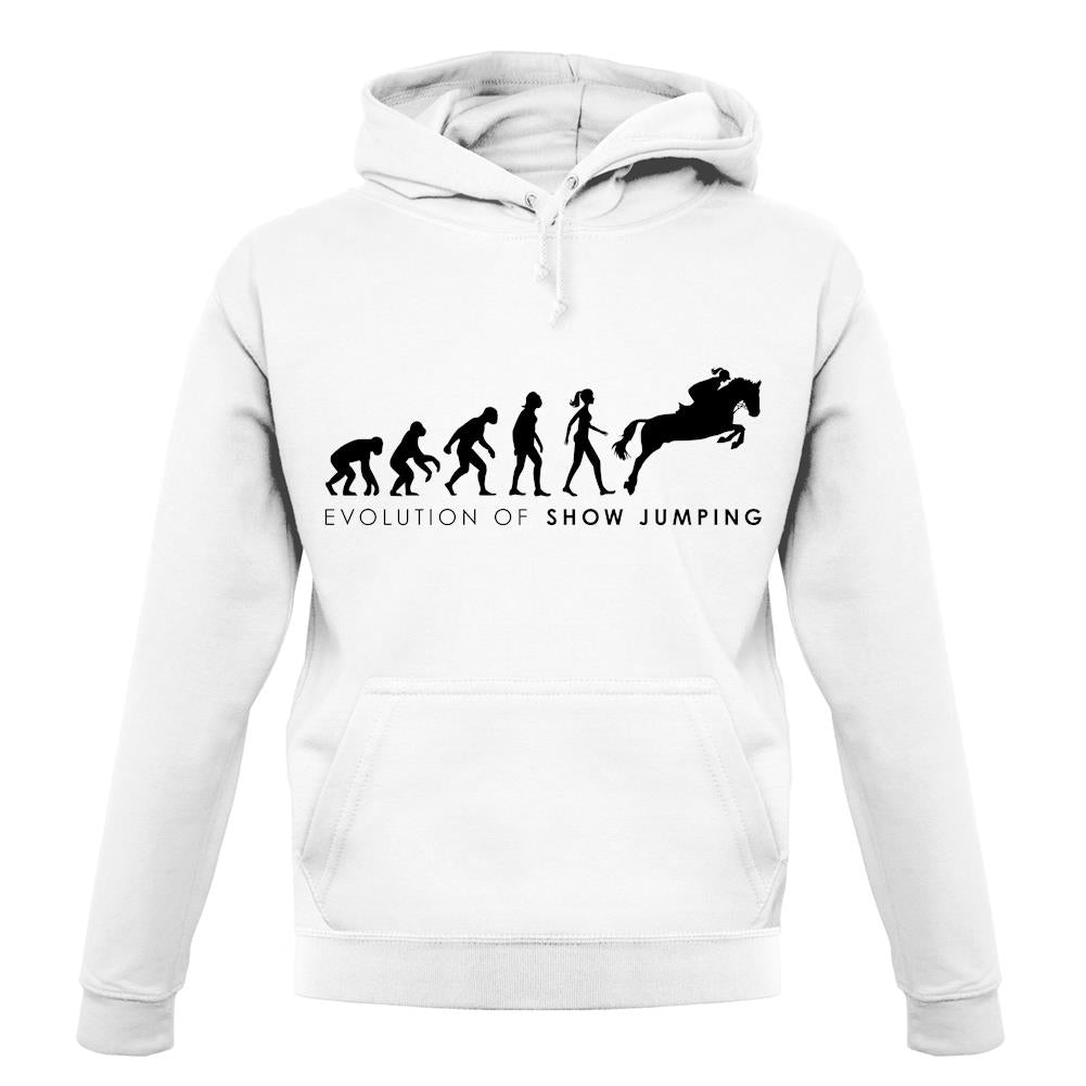 Evolution Of Woman Show Jumping unisex hoodie