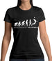 Evolution Of Woman Volleyball Womens T-Shirt