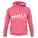Evolution Of Woman Volleyball unisex hoodie