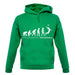 Evolution Of Woman Volleyball unisex hoodie