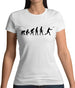Evolution of Man Axe Throwing Womens T-Shirt