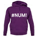 #Num unisex hoodie