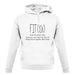 Fitish unisex hoodie