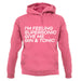 Feeling Supersonic, Give Me A Gin And Tonic Unisex Hoodie