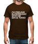 Feeling Supersonic, Give Me A Gin And Tonic Mens T-Shirt