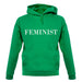 Feminist unisex hoodie