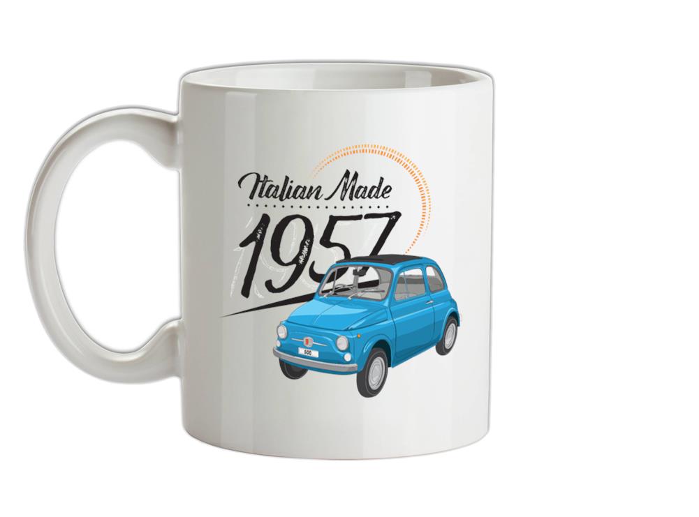 Italian Made 1957 - Fiat Ceramic Mug